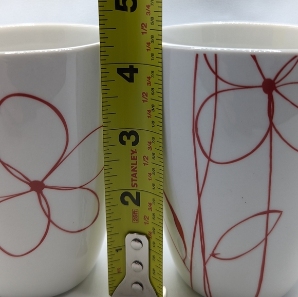 Corelle Coordinates Daisy Days Porcelain Coffee Mugs Set Of 2 - Picture 10 of 10